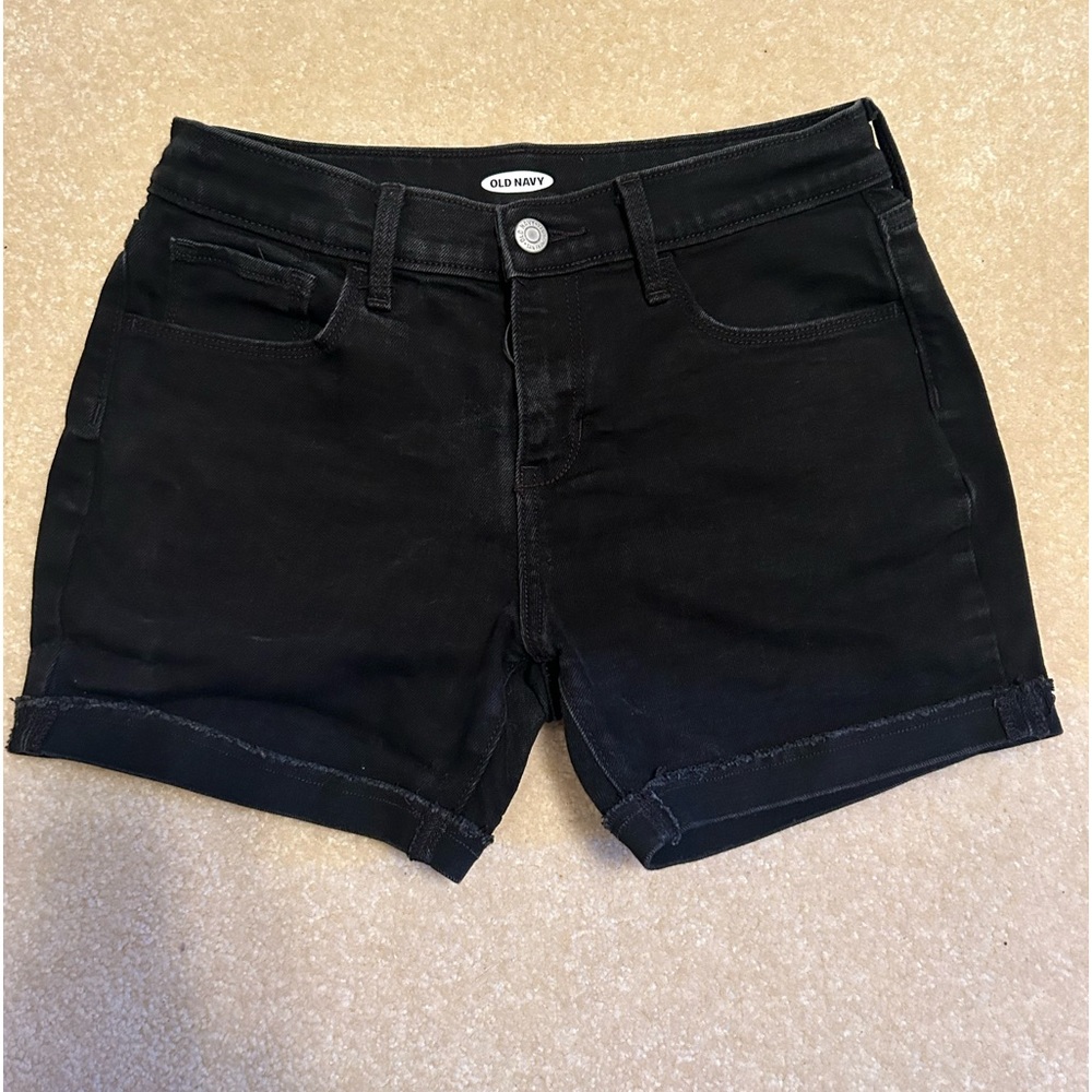 Old Navy Black Jean Shorts Kids